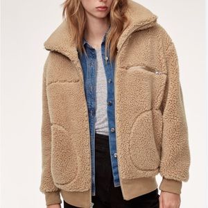 Wilfred Free The Teddy Jacket, Camel